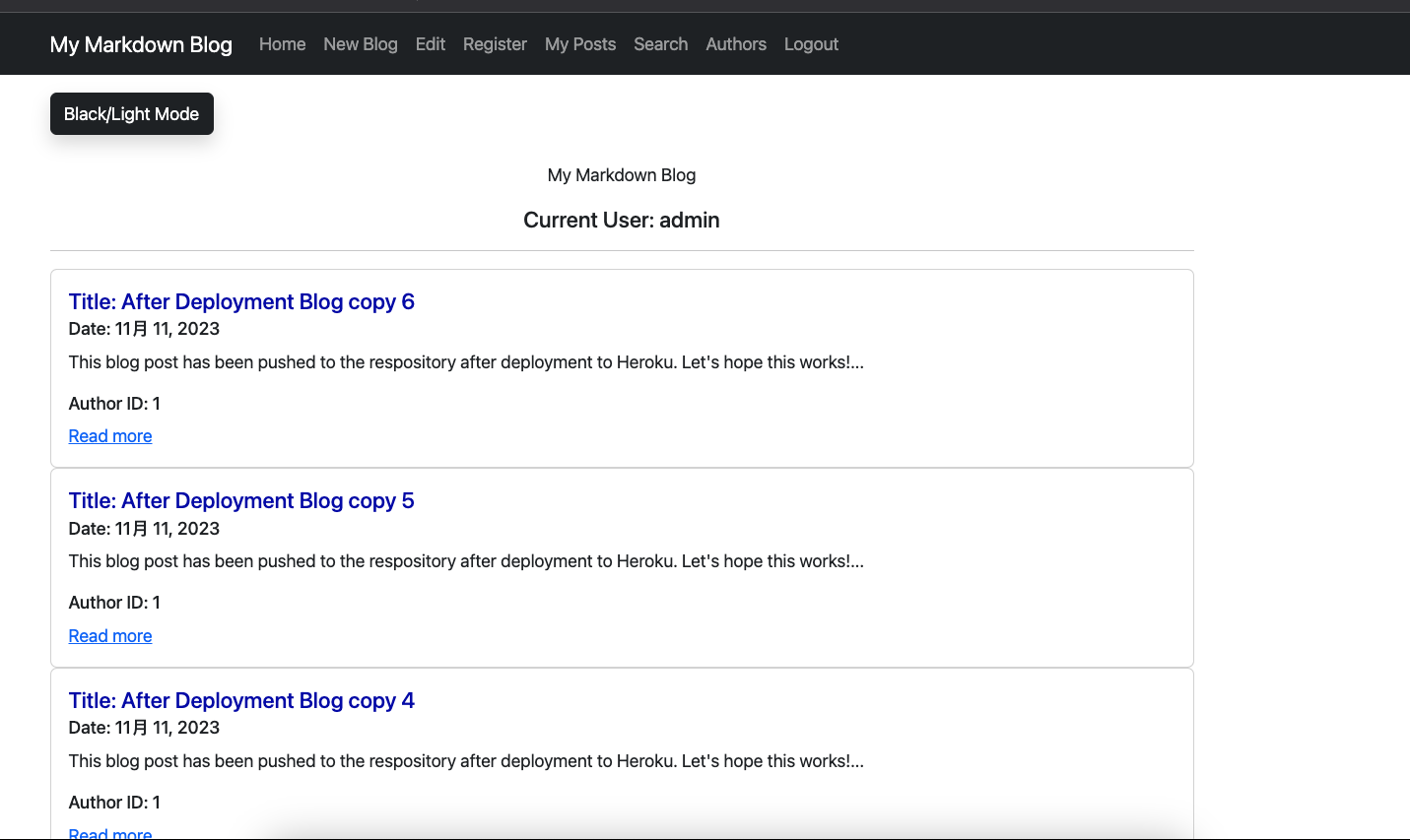 Blog System