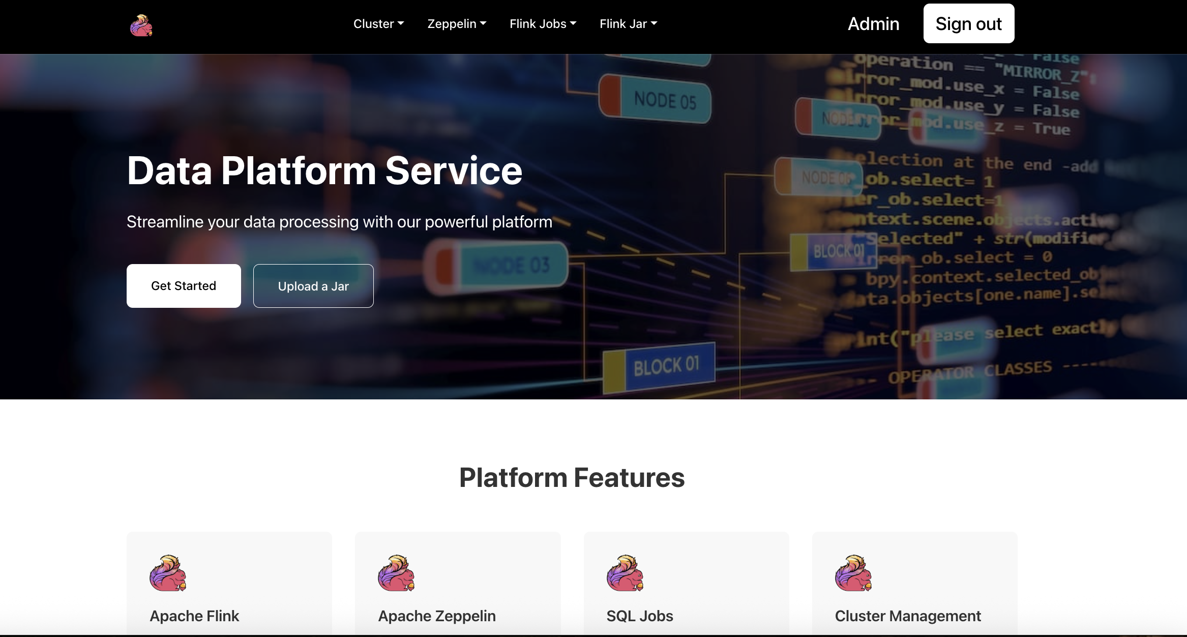 Flink Data Platform